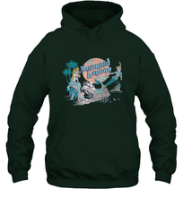 Load image into Gallery viewer, Disney Peter Pan Distressed Mermaid Lagoon Hooded Sweatshirt
