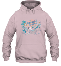 Load image into Gallery viewer, Disney Peter Pan Distressed Mermaid Lagoon Hooded Sweatshirt
