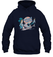Load image into Gallery viewer, Disney Peter Pan Distressed Mermaid Lagoon Hooded Sweatshirt
