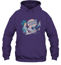 Load image into Gallery viewer, Disney Peter Pan Distressed Mermaid Lagoon Hooded Sweatshirt
