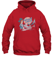 Load image into Gallery viewer, Disney Peter Pan Distressed Mermaid Lagoon Hooded Sweatshirt
