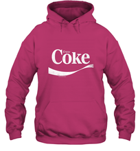 Load image into Gallery viewer, Coca Cola Vintage Enjoy Coke White Logo Hooded Sweatshirt
