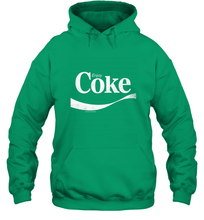 Load image into Gallery viewer, Coca Cola Vintage Enjoy Coke White Logo Hooded Sweatshirt
