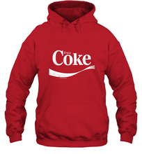Load image into Gallery viewer, Coca Cola Vintage Enjoy Coke White Logo Hooded Sweatshirt
