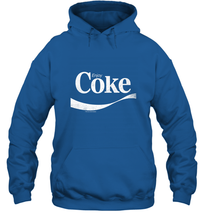Load image into Gallery viewer, Coca Cola Vintage Enjoy Coke White Logo Hooded Sweatshirt
