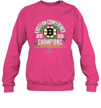 Load image into Gallery viewer, NHL ST PATRICK'S DAY Boston Bruins Fanatics 2020 Eastern Conference Champions Defensive Zone Crewneck Sweatshirt
