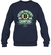 Load image into Gallery viewer, NHL ST PATRICK'S DAY Boston Bruins Fanatics 2020 Eastern Conference Champions Defensive Zone Crewneck Sweatshirt
