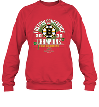Load image into Gallery viewer, NHL ST PATRICK'S DAY Boston Bruins Fanatics 2020 Eastern Conference Champions Defensive Zone Crewneck Sweatshirt
