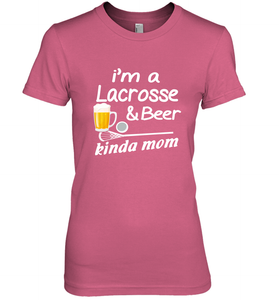 A Lacrosse Beer Kinda Mom Women's Premium T-Shirt