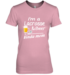 A Lacrosse Beer Kinda Mom Women's Premium T-Shirt