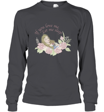 Load image into Gallery viewer, Disney Sleeping Beauty Let Me Sleep Roses Long Sleeve T-Shirt
