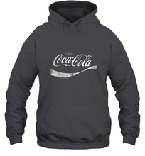 Load image into Gallery viewer, Coca Cola Vintage White Enjoy Logo Hooded Sweatshirt
