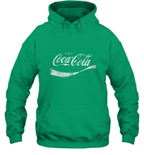 Load image into Gallery viewer, Coca Cola Vintage White Enjoy Logo Hooded Sweatshirt

