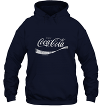 Load image into Gallery viewer, Coca Cola Vintage White Enjoy Logo Hooded Sweatshirt
