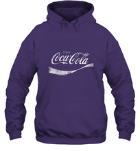Load image into Gallery viewer, Coca Cola Vintage White Enjoy Logo Hooded Sweatshirt
