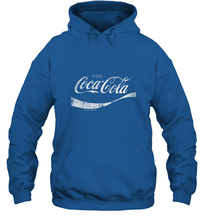 Load image into Gallery viewer, Coca Cola Vintage White Enjoy Logo Hooded Sweatshirt
