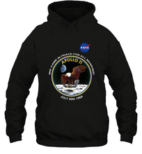 Load image into Gallery viewer, NASA Apollo 11 Moon Landing Hooded Sweatshirt
