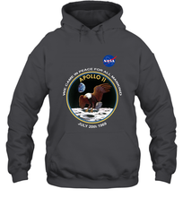 Load image into Gallery viewer, NASA Apollo 11 Moon Landing Hooded Sweatshirt
