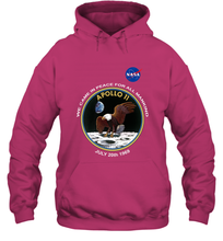 Load image into Gallery viewer, NASA Apollo 11 Moon Landing Hooded Sweatshirt

