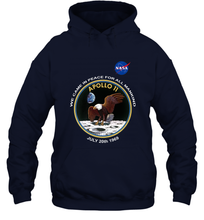 Load image into Gallery viewer, NASA Apollo 11 Moon Landing Hooded Sweatshirt
