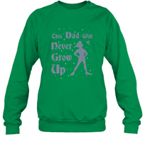 Load image into Gallery viewer, Disney Peter Pan This Dad Will Never Grow Up Crewneck Sweatshirt
