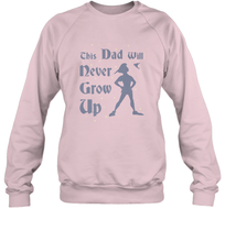 Load image into Gallery viewer, Disney Peter Pan This Dad Will Never Grow Up Crewneck Sweatshirt
