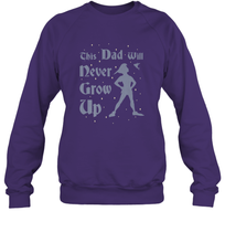 Load image into Gallery viewer, Disney Peter Pan This Dad Will Never Grow Up Crewneck Sweatshirt
