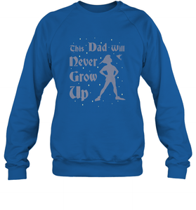 Disney Peter Pan This Dad Will Never Grow Up Crewneck Sweatshirt