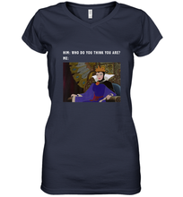 Load image into Gallery viewer, Disney Sleeping Beauty Maleficent Evil Queen Meme Women's V-Neck T-Shirt
