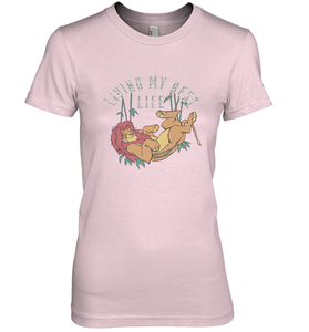 Disney Lion King Simba Living My Best Life Women's Premium T-Shirt