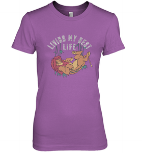 Disney Lion King Simba Living My Best Life Women's Premium T-Shirt