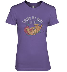 Disney Lion King Simba Living My Best Life Women's Premium T-Shirt