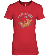 Load image into Gallery viewer, Disney Lion King Simba Living My Best Life Women&#39;s Premium T-Shirt
