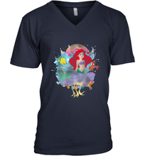 Load image into Gallery viewer, Disney The Little Mermaid Ariel Splash Men's V-Neck
