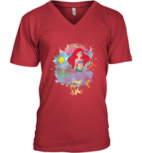Load image into Gallery viewer, Disney The Little Mermaid Ariel Splash Men's V-Neck
