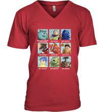 Load image into Gallery viewer, Disney Pixar Collection Character Yearbook Men&#39;s V-Neck
