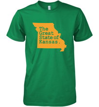 Load image into Gallery viewer, The Great State Of Kansas Men's Premium T-Shirt
