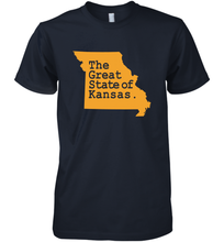 Load image into Gallery viewer, The Great State Of Kansas Men's Premium T-Shirt
