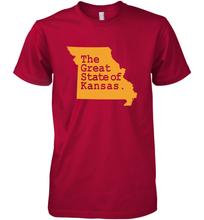 Load image into Gallery viewer, The Great State Of Kansas Men's Premium T-Shirt
