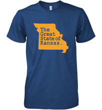 Load image into Gallery viewer, The Great State Of Kansas Men's Premium T-Shirt
