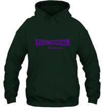 Load image into Gallery viewer, Full Frontal with Samantha Bee Purple Logo Hooded Sweatshirt
