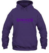 Load image into Gallery viewer, Full Frontal with Samantha Bee Purple Logo Hooded Sweatshirt
