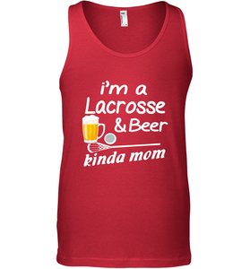 A Lacrosse Beer Kinda Mom Men's Tank Top