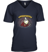 Load image into Gallery viewer, Disney Pixar Monsters Inc. Roz Always Watching Banner Men&#39;s V-Neck
