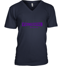Load image into Gallery viewer, Full Frontal with Samantha Bee Purple Logo Men's V-Neck
