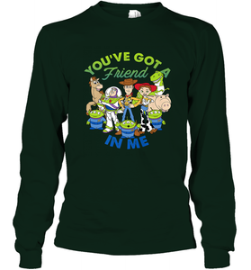 Disney Pixar Toy Story Cartoon Group Shot Long Sleeve T-Shirt