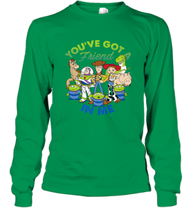 Disney Pixar Toy Story Cartoon Group Shot Long Sleeve T-Shirt