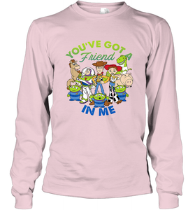 Disney Pixar Toy Story Cartoon Group Shot Long Sleeve T-Shirt