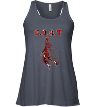 Load image into Gallery viewer, Basketball  Chicago Jordan G.O.A.T. Dunk Women&#39;s Racerback Tank
