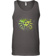 Load image into Gallery viewer, Legend Of Zelda Triforce Logo Paint Splatter Men's Tank Top
